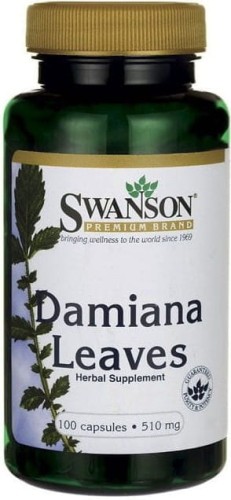 Liść Damiana Damiana Leaves 510mg 100 kapsułek SWANSON