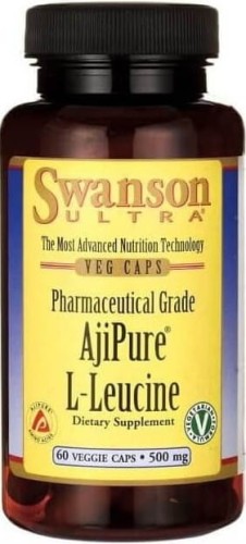 AjiPure L-Leucine 500mg 60 capsules SWANSON
