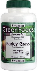Young green barley barley grass Barley Grass 500mg 240 tablets SWANSON