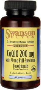 Coenzyme Q10 200mg Tocotrienols 20mg 60 capsules SWANSON