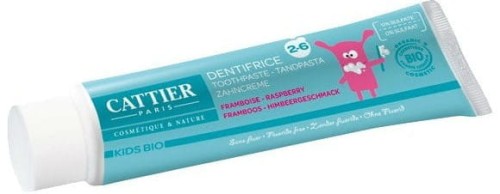 TOOTHPASTE FOR CHILDREN RASPBERRY FLAVOUR 2-6 YEARS EKO 50 ml - CATTIER