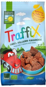 Oat cookies with cocoa for children Vehicles BIO 150 g - Bohlsener Muehle