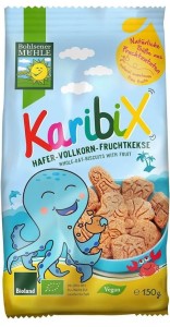 Oat fruit cookies for children carribean BIO 150 g - Bohlsener Muehle