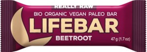BAR BEETROOT RAW GLUTEN-FREE BIO 47 g - LIFEFOOD