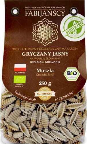 Pasta (white buckwheat) gnocchi sardi gluten-free BIO 250 g - Fabijańscy