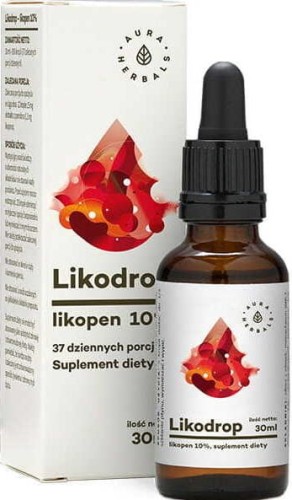 Lycopeen 10% Likodrop 10% 37 porties 30ml Aura Herbals