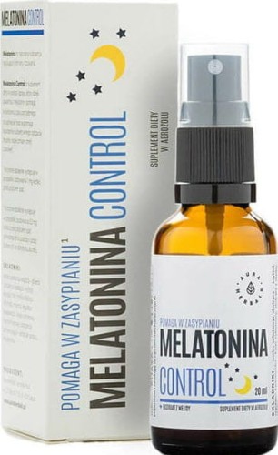 Melatonin Control 120mg + lemon balm extract 20ml Aura Herbals