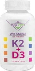 VITAMIN K2mk7+D3 120 TABLETS - SOUL FARM