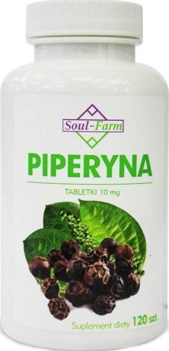 PIPERINE 10mg 120 COMPRIMÉS- SOUL FARM