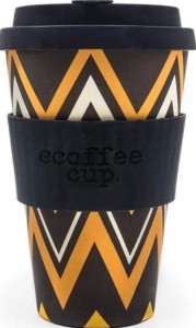 MUG OF BAMBOO FIBER ZIGNZAG 400 ml - ECOFFEE CUP