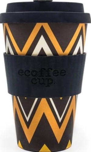 MUG OF BAMBOO FIBER ZIGNZAG 400 ml - ECOFFEE CUP