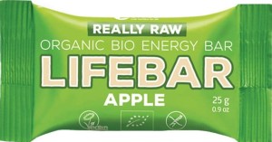 BAR APPLE RAW GLUTEN-FREE BIO 25 g - LIFEFOOD