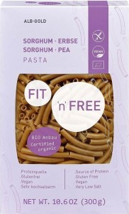 PASTA (SORGO AND PEA) GLUTEN-FREE BIO 300 g - ALB-GOLD (FIT'N'FREE)
