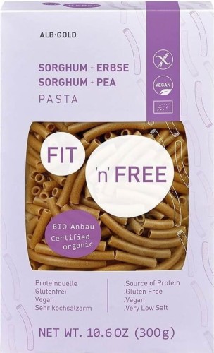 PASTA (SORGO AND PEA) GLUTEN-FREE BIO 300 g - ALB-GOLD (FIT'N'FREE)