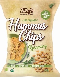 CHIPSY Z CIECIERZYCY Z ROZMARYNEM BEZGLUTENOWE BIO 75 g - TRAFO