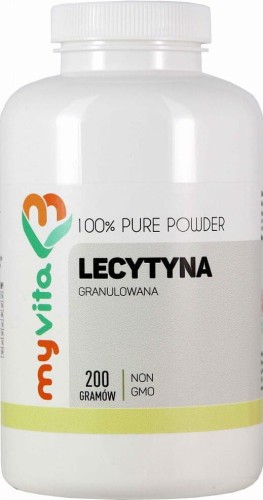 Lécithine de soja granulée SANS OGM. lécithine 200g MyVita