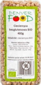 Chickpeas gluten-free BIO 400g Denver Food