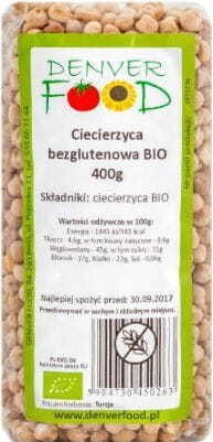 Chickpeas gluten-free BIO 400g Denver Food