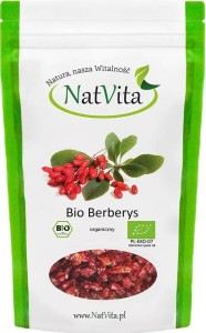 Bio Berberis, gedroogd fruit Berberis vulgaris L. 50g NatVita