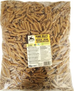 PASTA (SEMOLINE WHOLEMEAL) PENNE BIO 5 kg - HORECA (ALCE NERO)