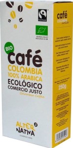GROUND COFFEE ARABICA COLOMBIA FAIR TRADE BIO 250 g - ALTERNATIVA