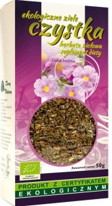 HERBATKA ZIELE CZYSTKA BIO 50 g - DARY NATURY