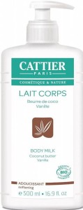Softening body milk with coconut oil and vanilla EKO 500 ml - Cattier