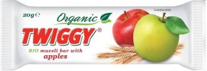 BAR MUESLI WITH APPLE BIO 20 g - TWIGGY