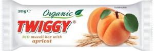 BAR MUSLI WITH APRICOT BIO 20 g - TWIGGY