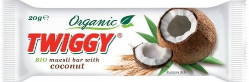BAR MUSLI WITH COCONUT BIO 20 g - TWIGGY