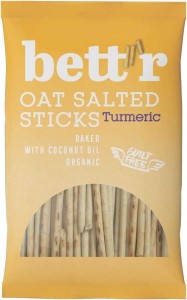 Gezouten Haversticks Met Kurkuma BIO 50 g Bettr
