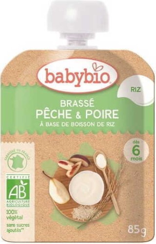 Fruchtdessert mit Reisdrink ab 6 Monaten BIO 85 g BABYBIO
