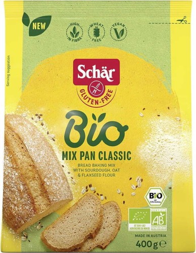 Mix Pan Classic een mengsel voor het bakken van brood glutenvrij BIO 400 g Schar