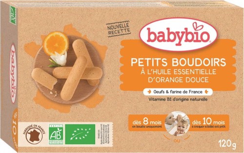 Koekjes met sinaasappelolie BIO 120 g BabyBio