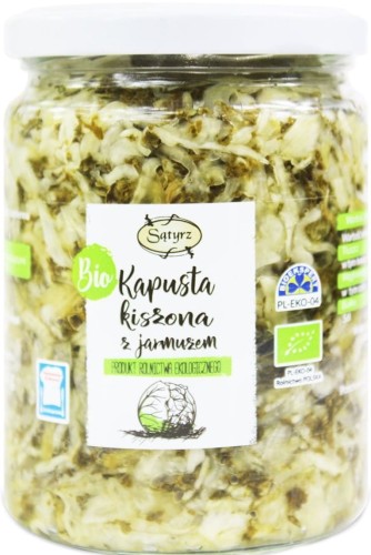 SAUERKRAUT WITH KALE BIO 450 g - SĄTYRZ
