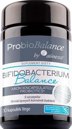 Bifidobacterium Balance ProbioBalance Micro-ingekapseld probioticum 5 stammen 10 miljard bacteriën 30 capsules Aliness
