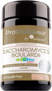 ProbioBalance Saccharomyces Boulardii Freeze-dried yeast 1 strain of 5 billion bacteria 30 capsules Aliness