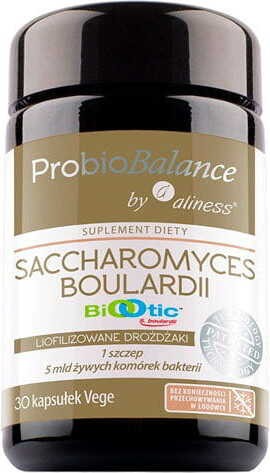 ProbioBalance Saccharomyces Boulardii Freeze-dried yeast 1 strain of 5 billion bacteria 30 capsules Aliness