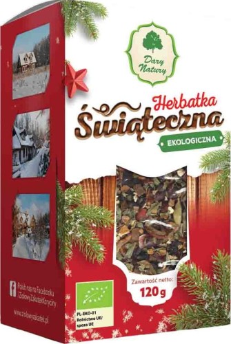 HERBATKA ŚWIĄTECZNA BIO 120 g - DARY NATURY