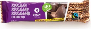 SESAMBAR MET PURE CHOCOLADE FAIR TRADE BIO 20 g - OXFAM