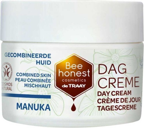 GEZICHTSCRME MET MANUKA HONING GEMENGDE HUID ECO DAG 50 ml - BEE HONEST