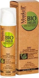 Day cream for dry and normal skin with snail slime extract 50 ml - Markell
