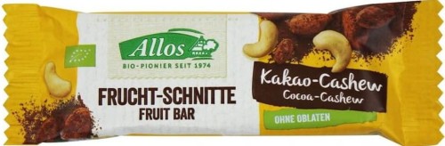 CASHEWS-COCOA BAR BIO 30 g - ALLOS