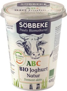PROBIOTIC JOGHURT ABC (3,8% FAT IN MILK) BIO 400 g  - SOBBEKE