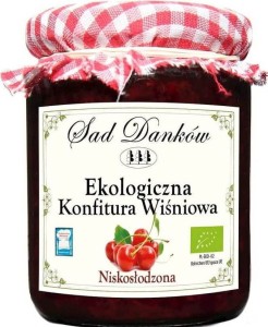 KIRSCHENKONFITUR NIEDRIG SÜSS BIO 260 g - SAD DANKÓW