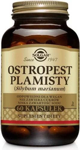 Milk Thistle Silybym marianum 60 vegetarian capsules Solgar