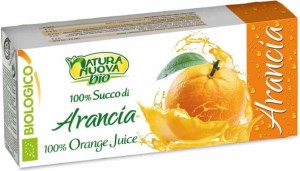 Orange juice reconstituted from concentrated orange juice BIO 3x200 ml - Natura Nuova