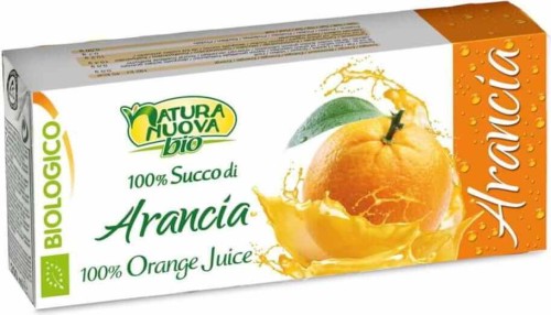 Orange juice reconstituted from concentrated orange juice BIO 3x200 ml - Natura Nuova