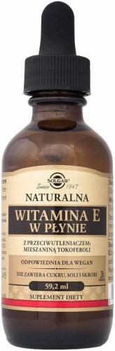 Vitamin E natural with a mixture of liquid tocopherols 59,2 ml Solgar