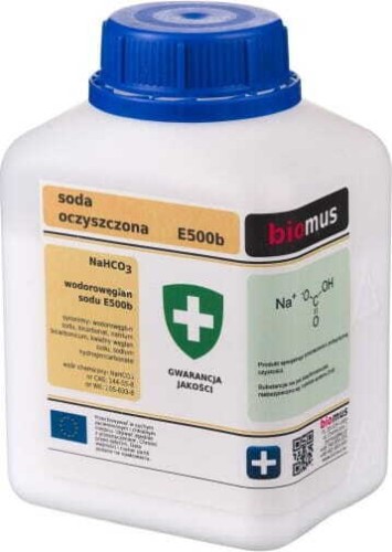 Soda oczyszczona Wodorowęglan sodu 250g BIOMUS